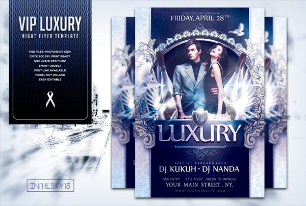 VIP Luxury Night Flyer Template