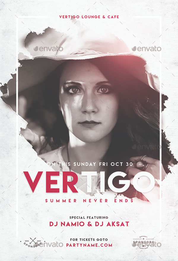 Vertigo Lounge and Cafe Flyer