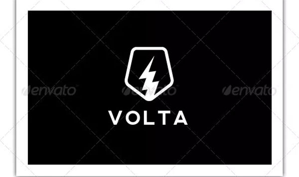 Volta Electric Shield Logo