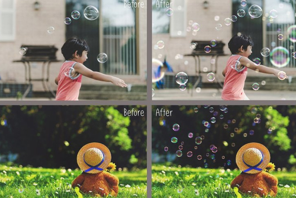 100 Bubbles Overlays