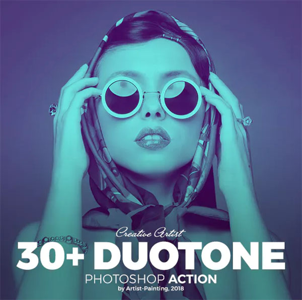 30+ Duotone Photoshop Action