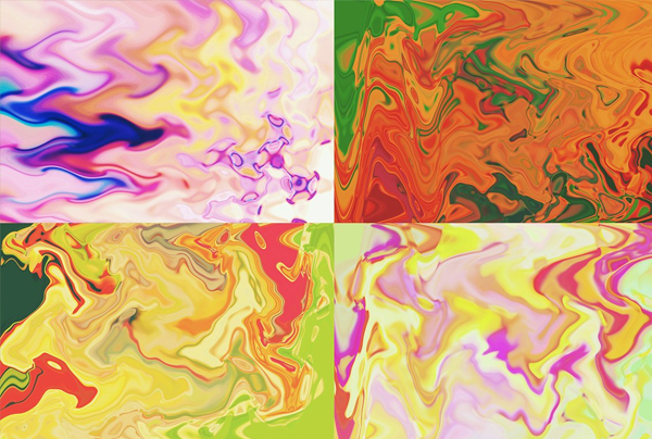 Abstract Liquid Textures