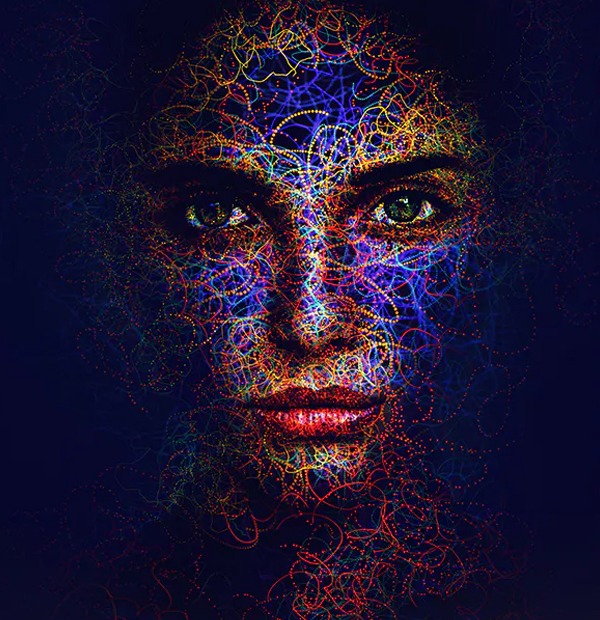 Abstract Portrait Photoshop Action