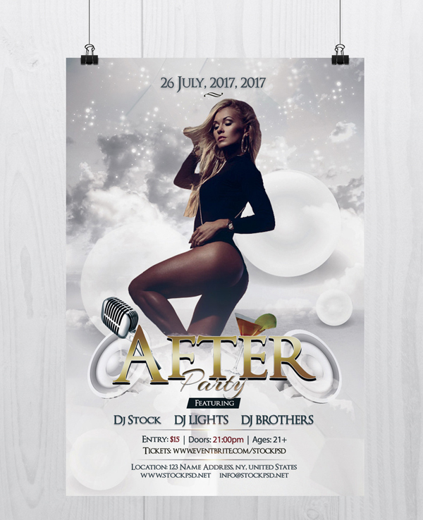 After Party Free Download Flyer Template