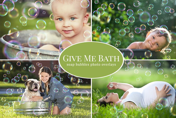 Bath Bubbles Overlays