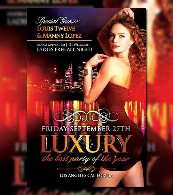 Best Free Luxury Party Flyer Template