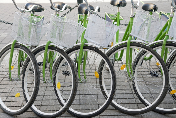 Bicycles in a Row