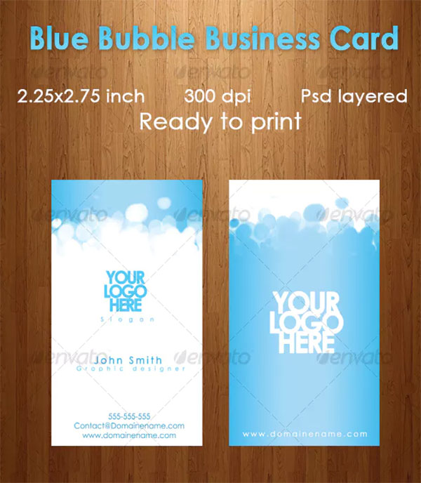 Bubbles Business Card Templates
