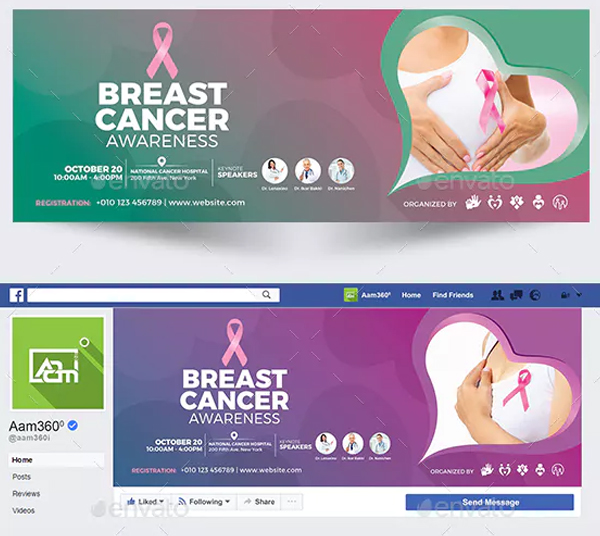 Breast Cancer Awareness Facebook Cover