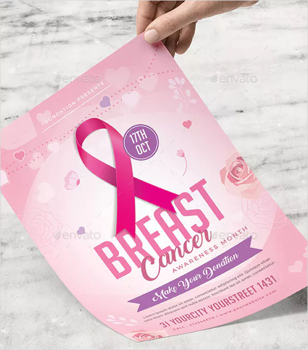 Breast Cancer Day Awareness Flyer