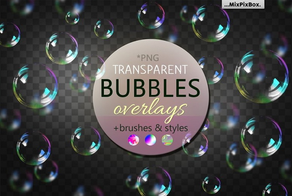 Bubbles Overlay, Brushes and Styles