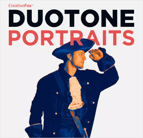 CS3 Duotone Portraits Photoshop Action