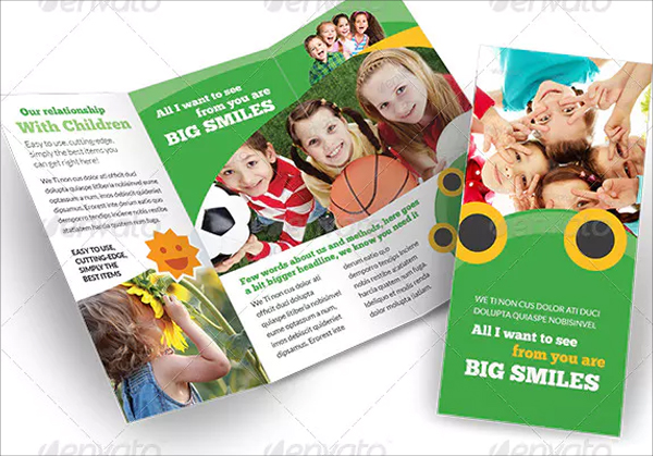 Child Care Happy Kids Brochure Design