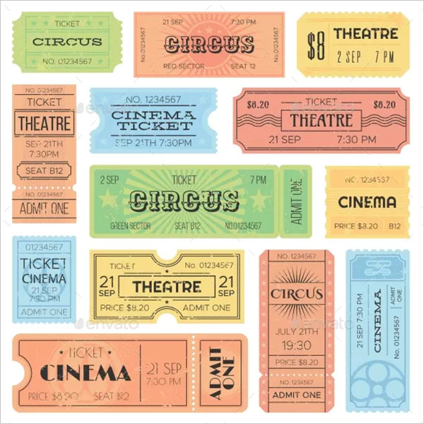 Cinema Admit Circus Tickets