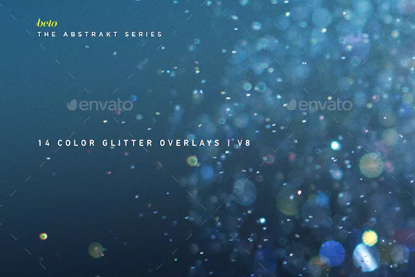 Color Glitter Overlays