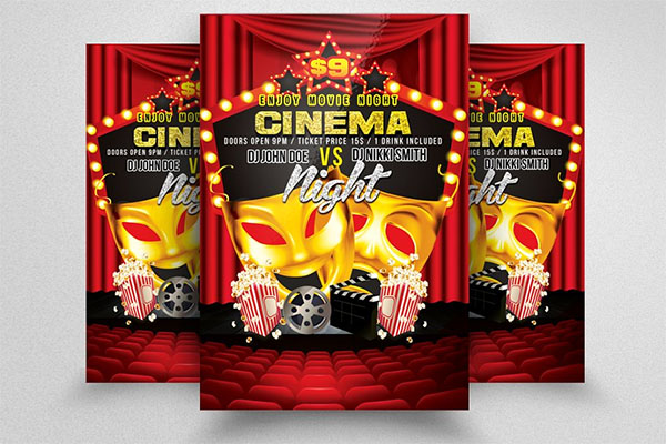 Comedy Show Theater Flyer Templates