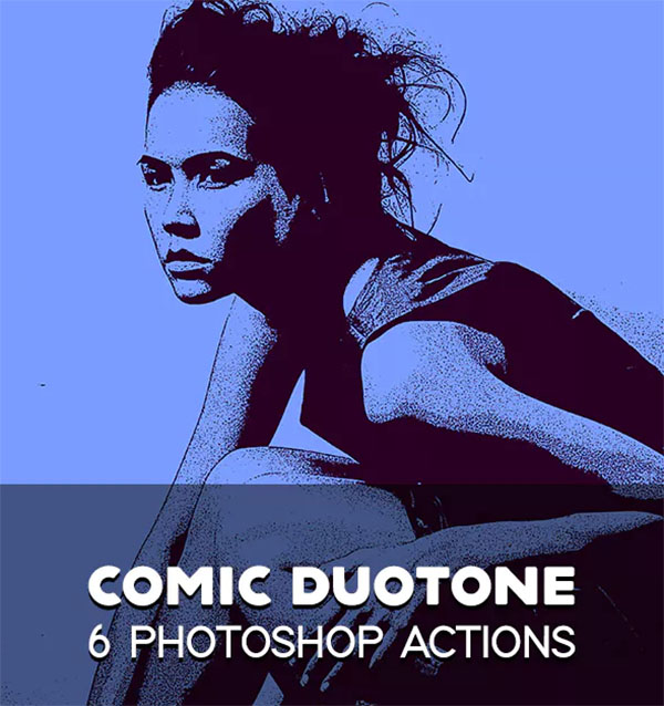 Comic Duotone 6 Photoshop Actions