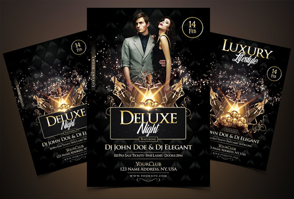 Deluxe Night Luxury Elegant Flyer