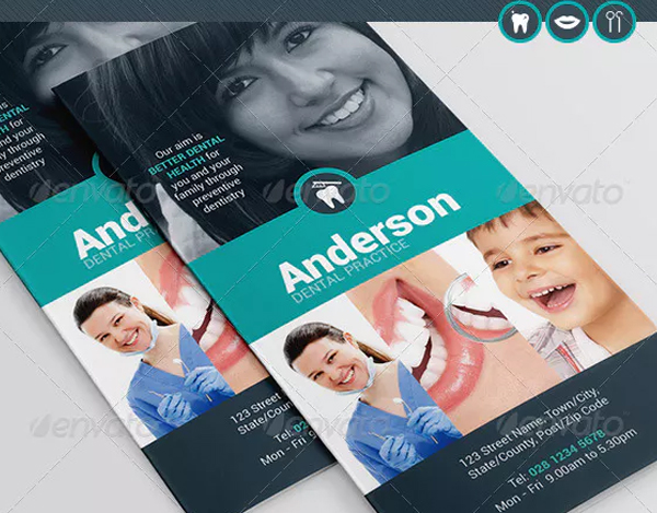 Dental Clinic Tri-Fold Brochure