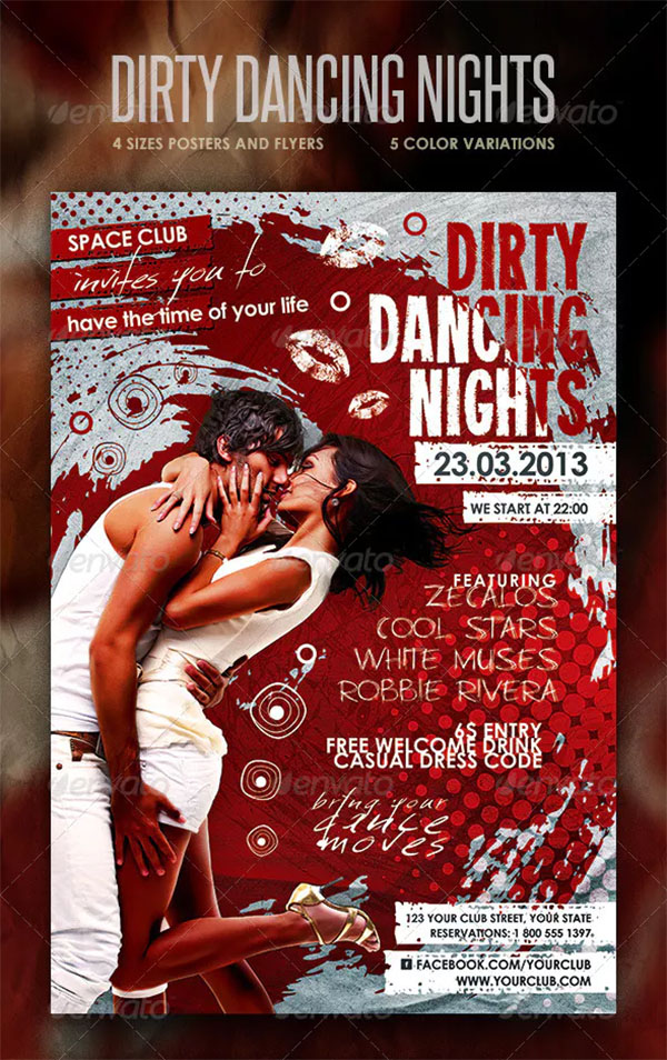 Dirty Dancing Nights Posters and Flyers