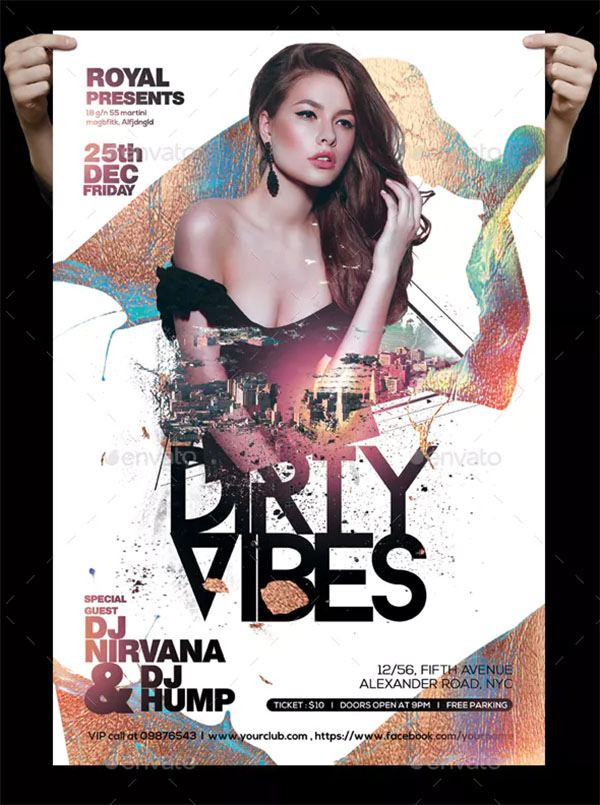 Dirty Vibes Flyer Template