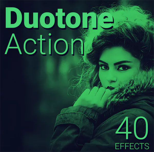 Duotone Photoshop Action Effects Design