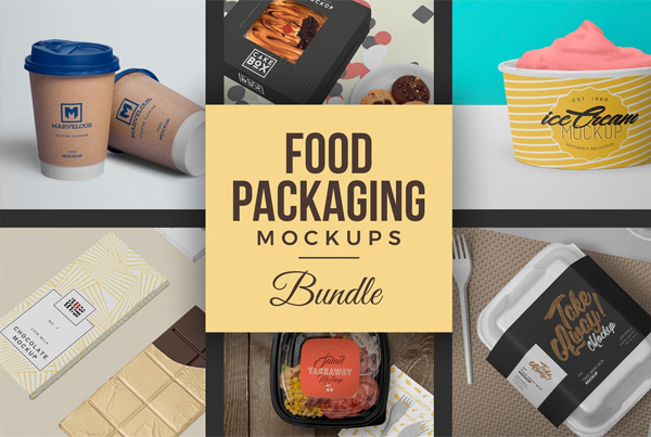Food Packaging Mockups Bundle