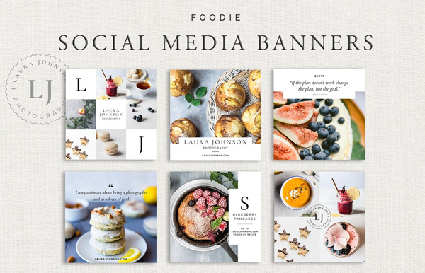 Foodie Social Media Banners