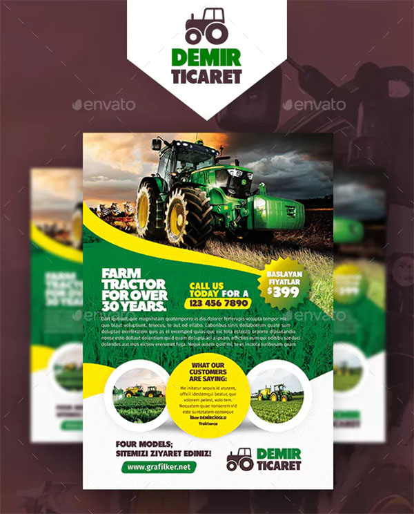 Garden Farm Flyer Templates