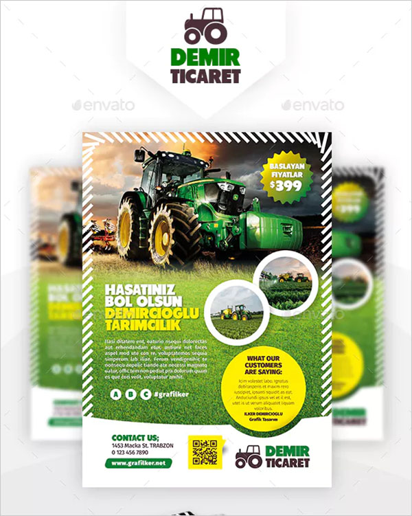 Garden Landscape Flyer Templates