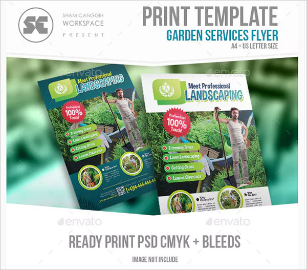 Garden Service Flyer Design Templates