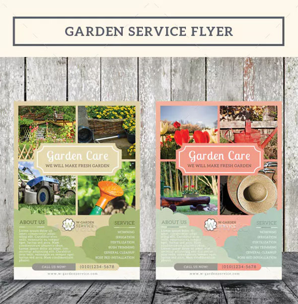 Garden Service Flyer Design