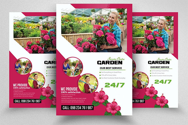 Garden Service Flyer Templates Design