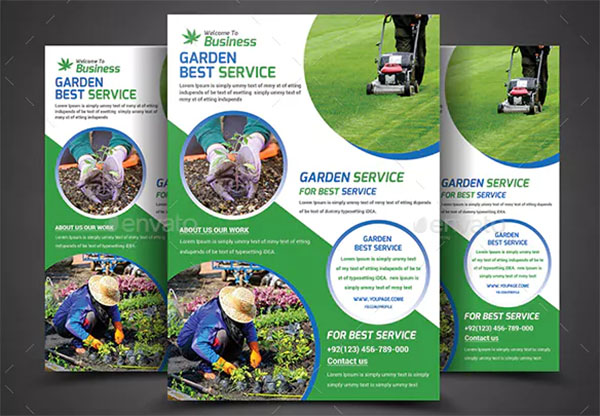 Garden Services Design Flyer Template