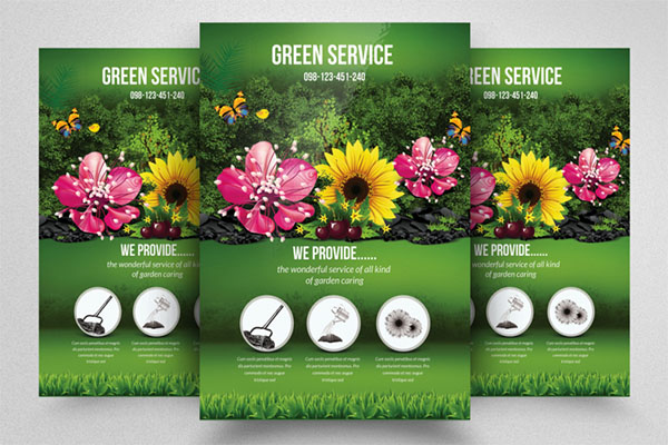 Garden Services Flyer Template