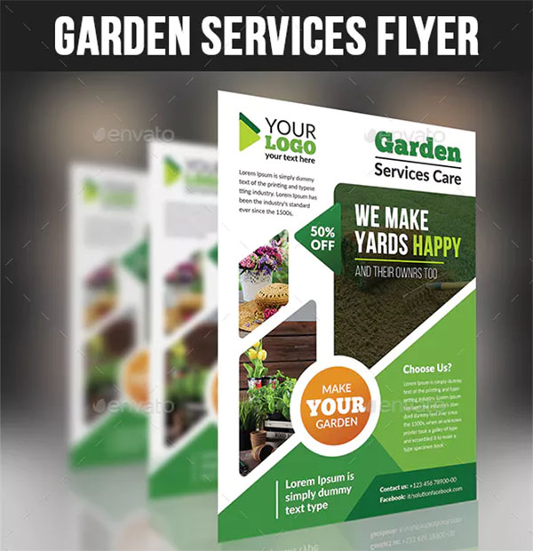 Garden Services Flyer Templates