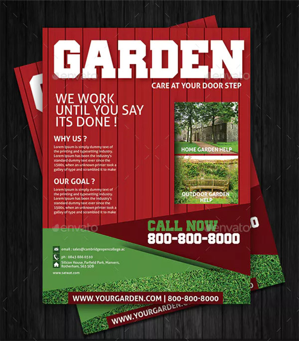 Gardening Flyer Design