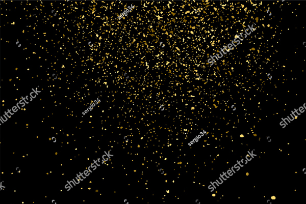 Gold Glitter Texture Overlays