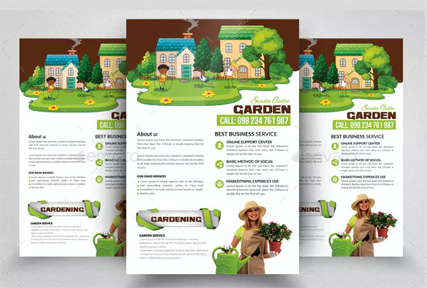 Grow Your Garden Flyer Templates