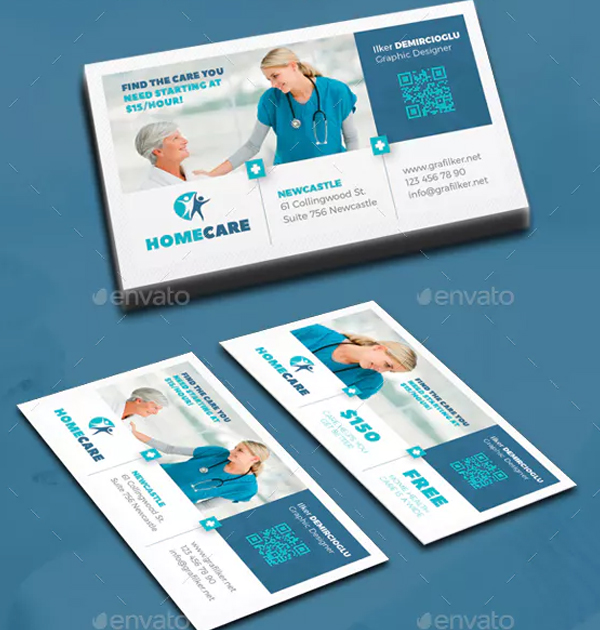 Home Health Care Business Card Templates