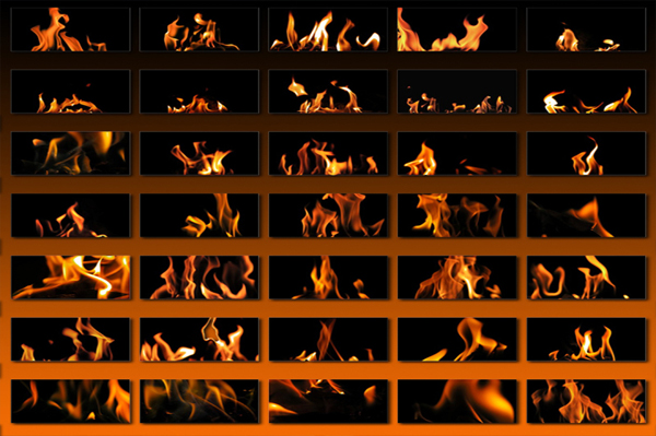 Hot Fire Flames Overlays
