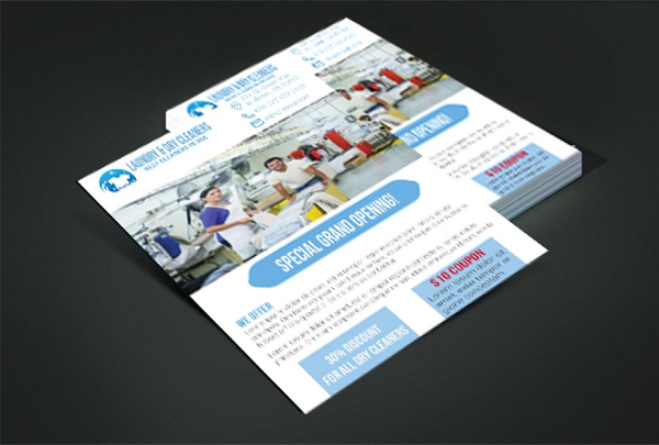 Laundry & Dry Cleaners Flyer Template