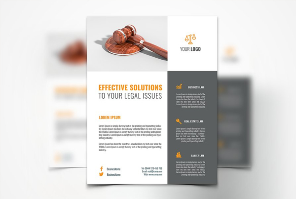 Law Services Flyer