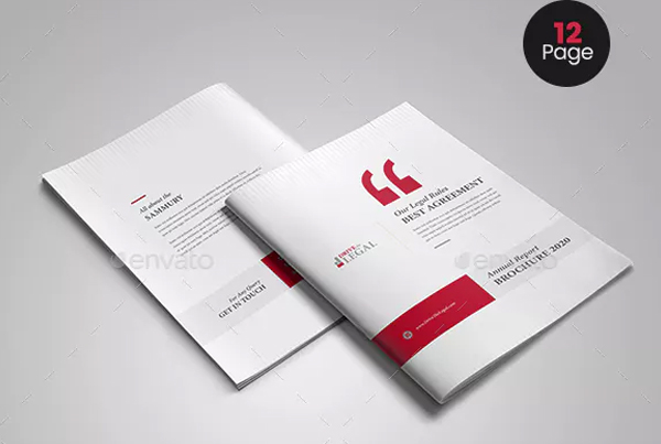 Legal Corporate Law Firm Business Brochure