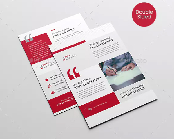 Legal Corporate Law Firm Business Flyer Design