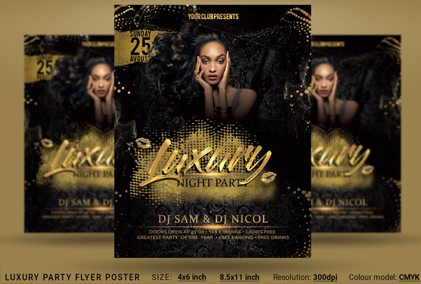 Luxury Party Flyer and Poster Template