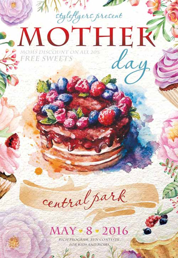 Mother Day Free Flyer Template