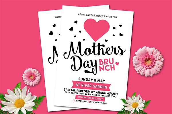 Mothers Day Brunch Flyer
