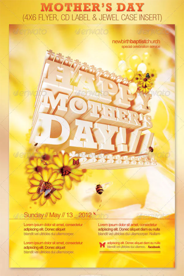 Mother’s Day Church Flyer