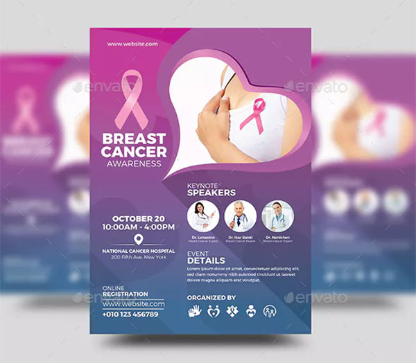 PSD Breast Cancer Awareness Flyer